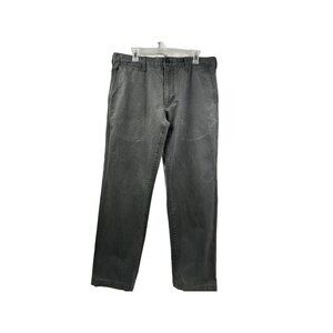 EUC Eddie Bauer Mens Legend Wash Relaxed Fit Cotton Pants Sz 36 x 34 Green 100%